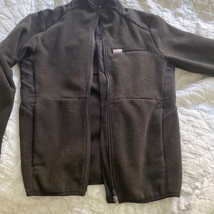 Figs on shift fleece jacket black small